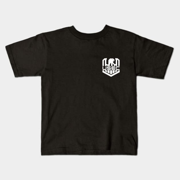 Escape From Tarkov USEC litle wnite logo Kids T-Shirt by Random_Design